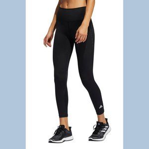 Adidas PrimeBlue Black Leggings with Mesh Detail - Women's Small